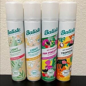 Batiste Dry Shampoo Set - Zen Matcha, Mellow Melon, Pink Pineapple, Tropical